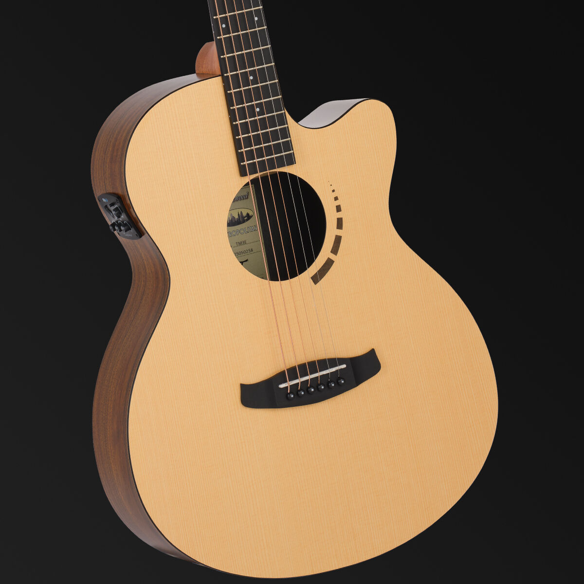 Tanglewood Metropolitan TM4CE Super Folk Spruce Top Satin