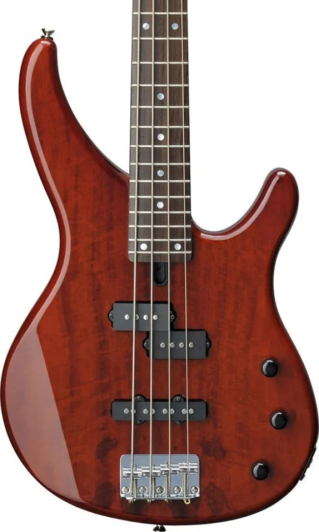 YAMAHA TRBX174EW EXOTIC WOOD ROOT BEER 4 String BASS GUITAR