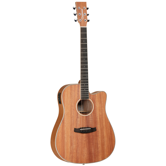 Tanglewood TWUDCE Union Solid Top Dreadnought Acoustic/Electric with FREE Hard Foam Case