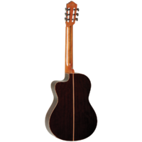 Tanglewood TWEMDC5 Enredo Madera Dominar Solid Cedar Top Classical Cutaway/Electric Guitar