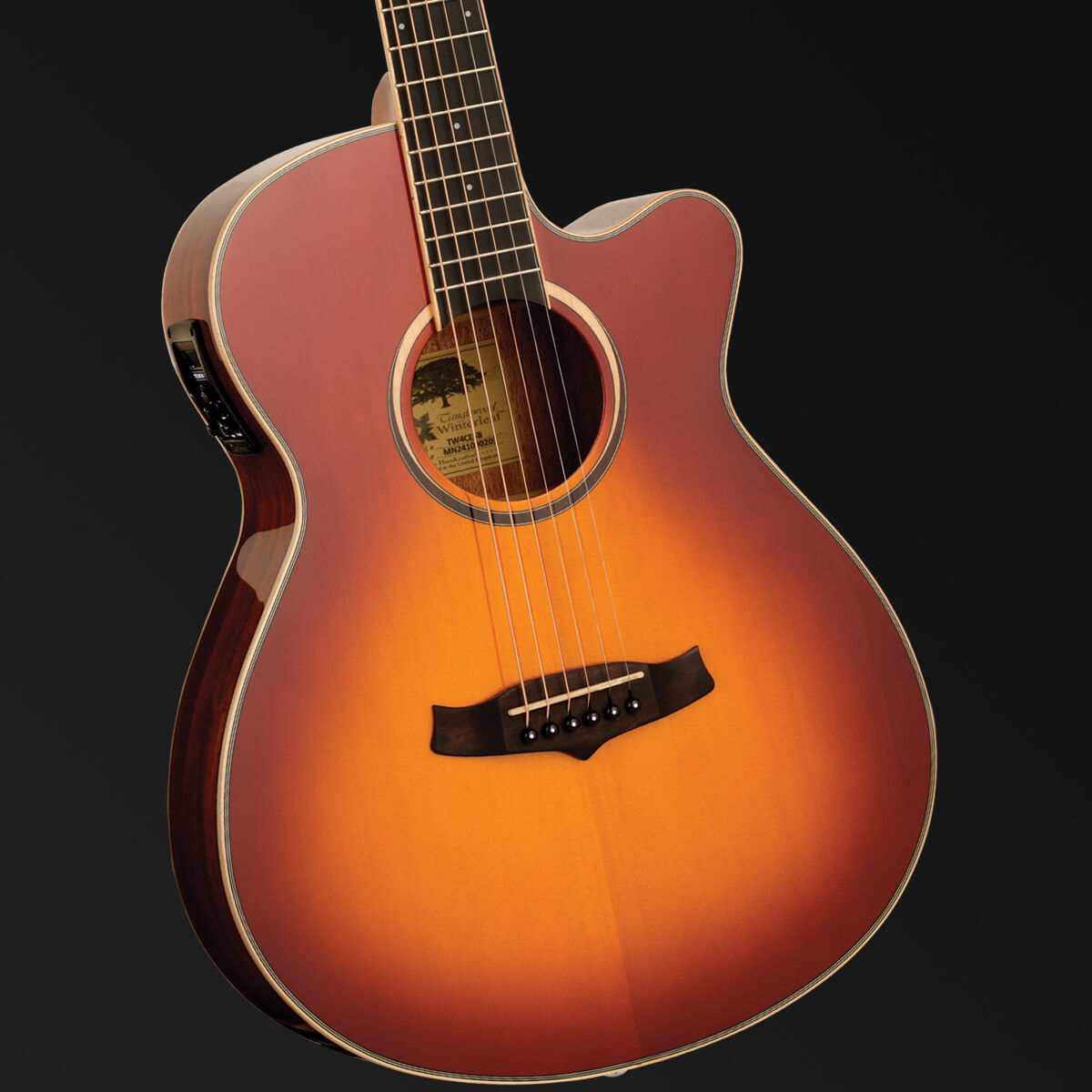 Tanglewood Winterleaf Pro Super Folk C/E Sunburst Gloss