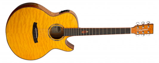 Tanglewood Winterleaf Exotic Curve Venetian C/E All Figured Quilt Maple Solid Top Gloss