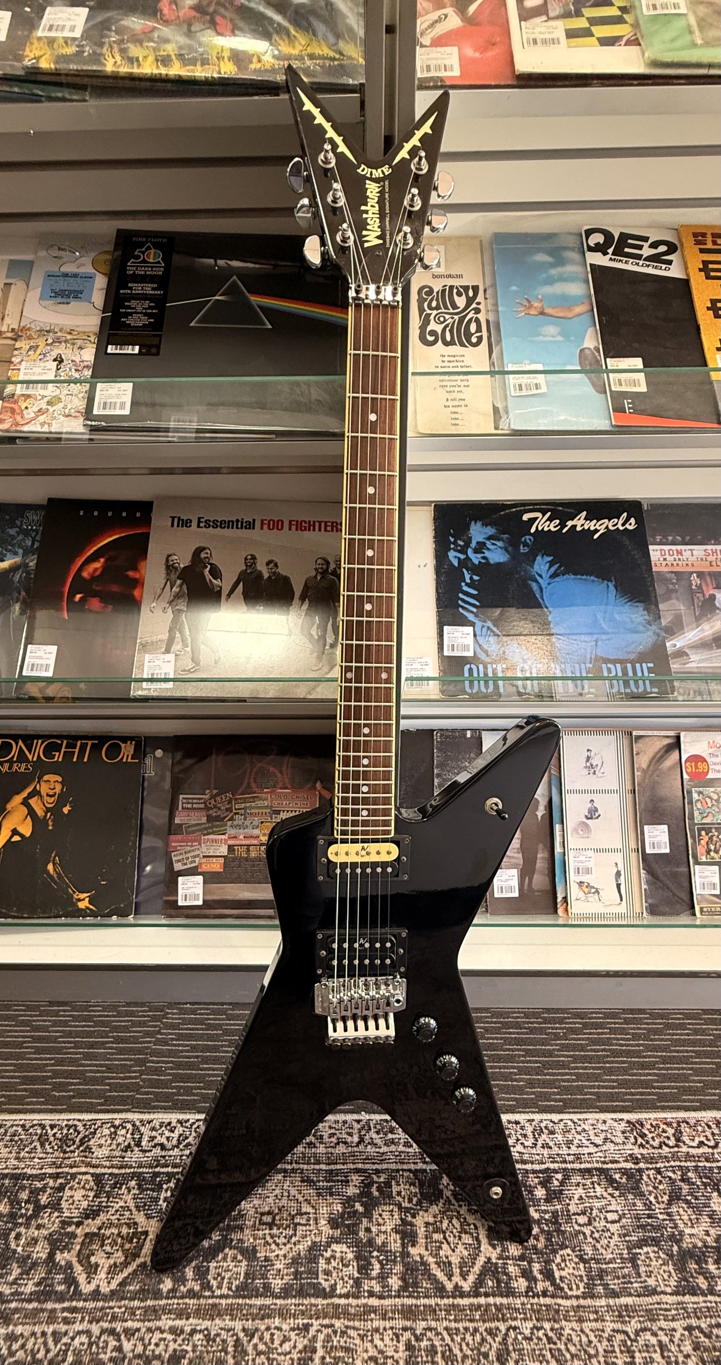 WASHBURN DIME 333 BLACKJACK Made in 1995 WITH CASE