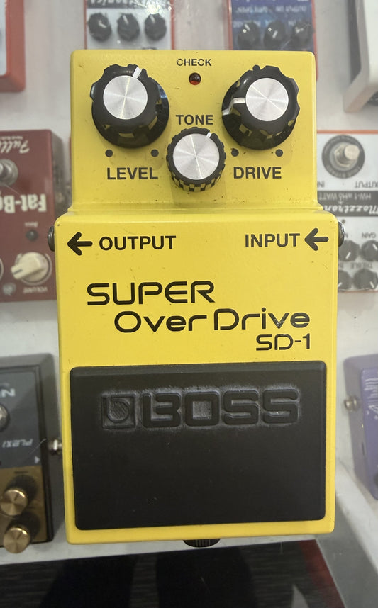 BOSS SD1 SUPER OVERDRIVE PEDAL - NO BOX - SECONDHAND
