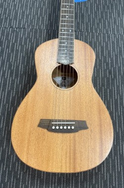 COLE CLARK PARLOUR - ALL SOLID MAHOGANY ELEC/ACOUSTIC W/BAG