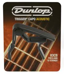Jim Dunlop CAPO GTR ACOUSTIC CURVED BLACK