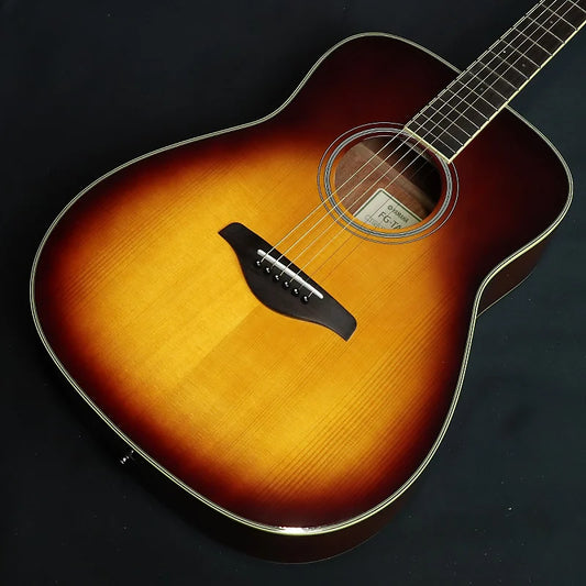 YAMAHA FGC-TA TRANSACOUSTIC GUITAR - BROWN SUNBURST