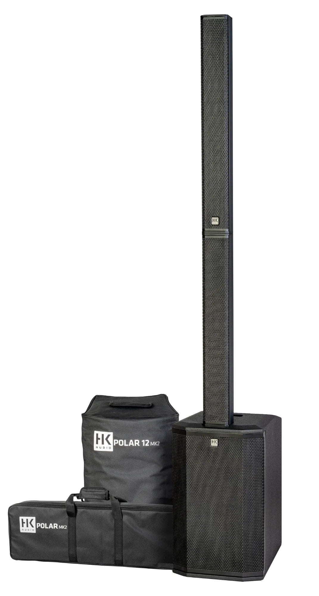 HK AUDIO POLAR 12 MK2 BLACK COLUMN PA SYSTEM