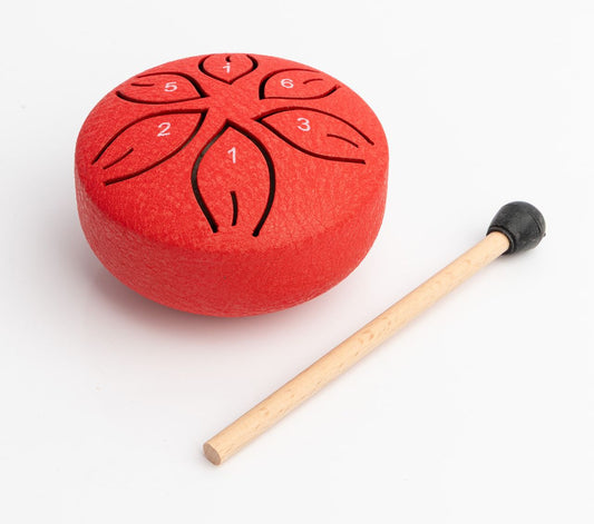 MANO 3" TONGUE DRUM RED