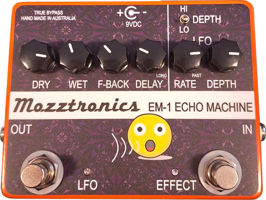 MOZZTRONICS EM-1 ECHO MACHINE PEDAL NO-P/S