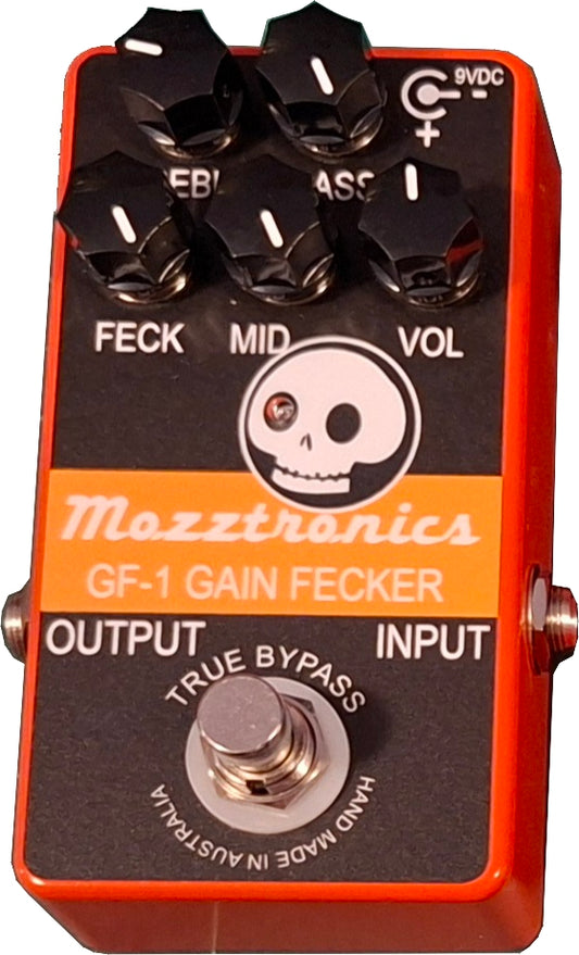 MOZZTRONICS GF-1 GAIN FECKER EFFECTS PEDAL - NO P/S