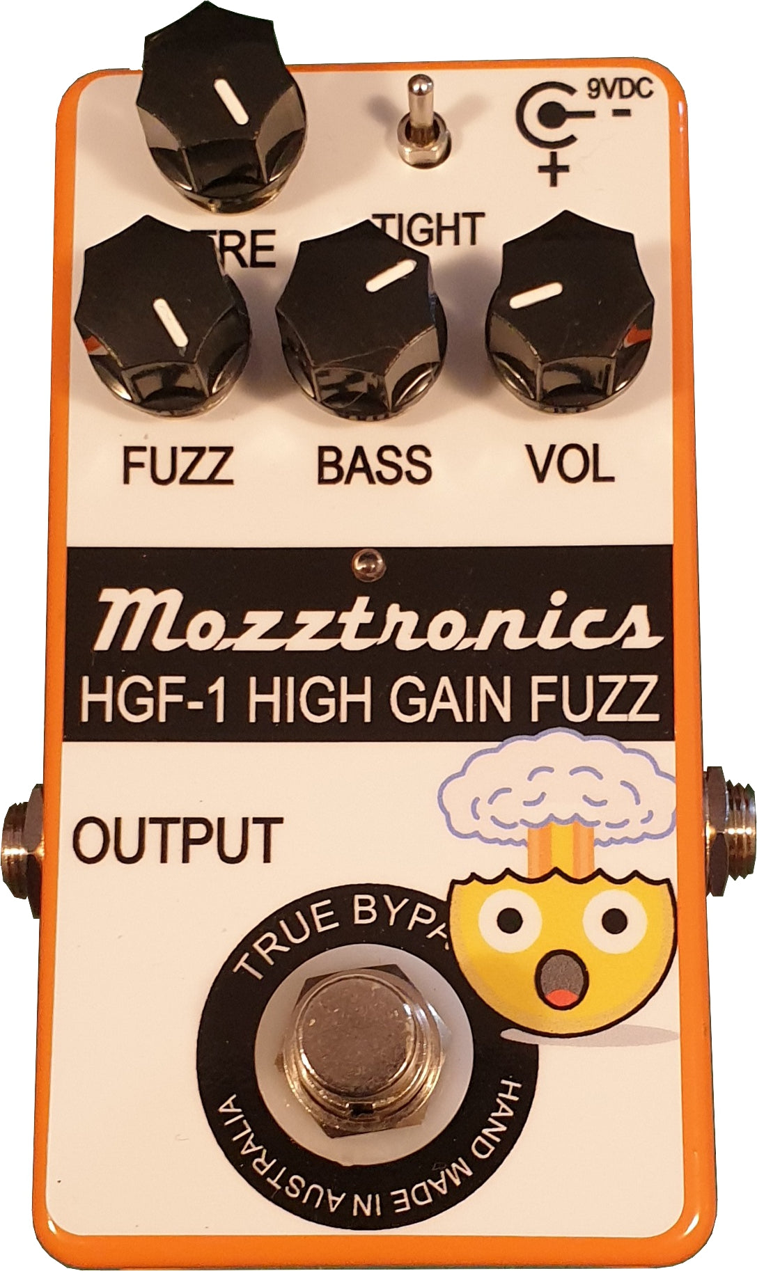 MOZZTRONICS HGF-1 HIGH GAIN FUZZ PEDAL NO P/S