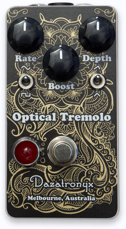 DAZATRONYX OPTICAL TREMOLO EFFECTS PEDAL