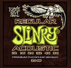 ERNIE BALL ACOUSTIC GTR STR SET 12/54 PH/BR REG SLINKY