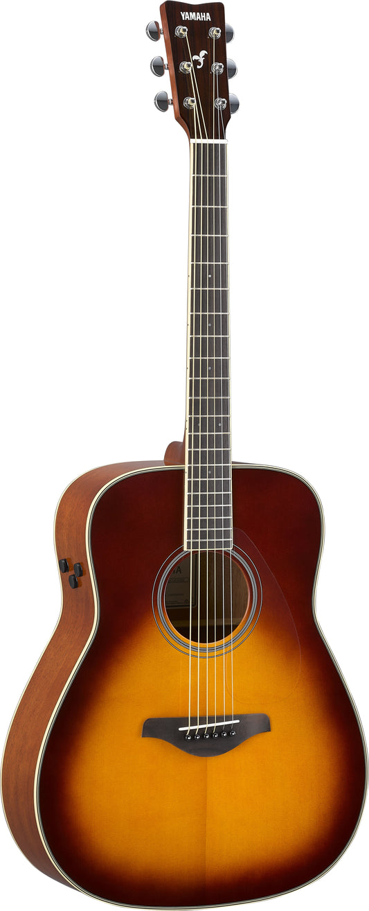 YAMAHA FG-TA-BS FG TRANSACOUSTIC BROWN SUNBURST